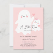 Een kleine boe is bijna Baby shower Kaart (Voorkant)