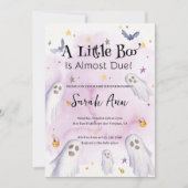 Een kleine boe is bijna Baby shower Kaart (Voorkant)