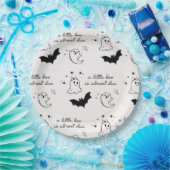 Een kleine boe is bijna Baby shower Papieren Bordje (Feest)