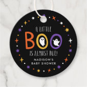 Een kleine boe is bijna verwant Baby shower Bedankjes Labels (Voorkant)