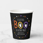 Een kleine boe is bijna verwant Baby shower Papieren Bekers (Voorkant)