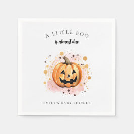 Een kleine boe is bijna verwant Baby shower Servet