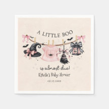 Een Kleine Boe Roze Halloween Feest Baby Shower