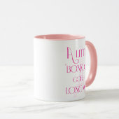 Een kleine Bonjour gaat een lange weg Mok (Voorkant rechts)