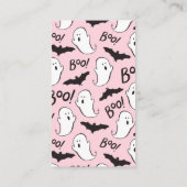 Een kleine Boo Baby shower Book Request Informatiekaartje (Achterkant)