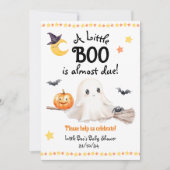 Een kleine Boo Baby shower Halloween uitnodiging (Voorkant)