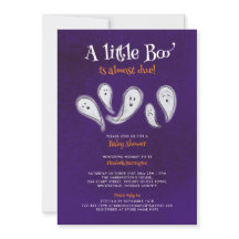Een kleine Boo Baby shower uitnodiging