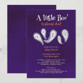 Een kleine Boo Baby shower uitnodiging (Voorkant / Achterkant)