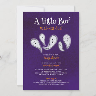 Een kleine Boo Baby shower uitnodiging