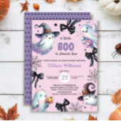 Een kleine Boo Baby shower uitnodiging | Schattige