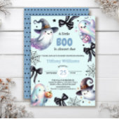 Een kleine Boo Baby shower uitnodiging | Schattige