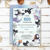 Een kleine Boo Baby shower uitnodiging | Schattige