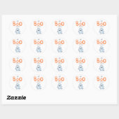 Een kleine Boo - babyshower Ronde Sticker (Vel)