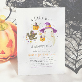 Een kleine Boo Cute Halloween Theme Herfst Baby sh Kaart