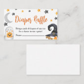 Een kleine Boo Gender Neutral Diaper Raffle Insert Visitekaartje (Voorkant / Achterkant)