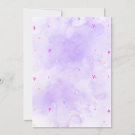 Een kleine Boo Girl Halloween Baby shower Kaart (Achterkant)