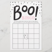 Een kleine Boo Halloween Baby shower Bingo (Voorkant)