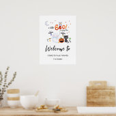Een kleine Boo Halloween Baby shower Foam Board Poster (Keuken)
