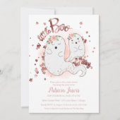 Een kleine Boo Halloween Baby shower uitnodiging (Voorkant)