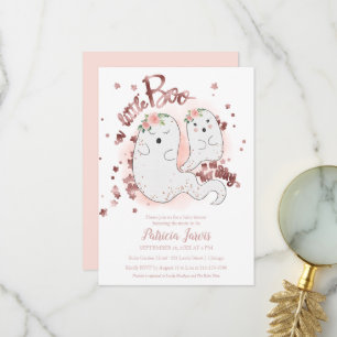Een Kleine Boo Halloween Baby Shower Uitnodiging