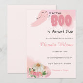 Een kleine Boo Halloween Baby shower uitnodiging (Voorkant / Achterkant)