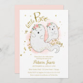 Een kleine Boo Halloween Baby shower uitnodiging (Voorkant / Achterkant)