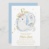 Een kleine Boo Halloween Baby shower uitnodiging (Voorkant / Achterkant)