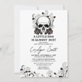 Een kleine Boo Halloween Baby shower uitnodiging (Voorkant)