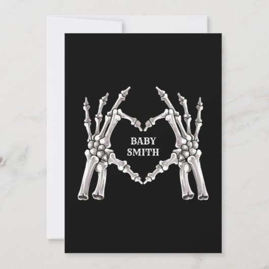 Een kleine Boo Halloween Baby shower uitnodiging (Achterkant)