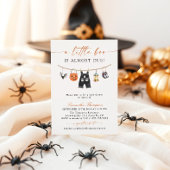 Een kleine Boo Halloween Baby shower uitnodiging