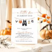 Een kleine Boo Halloween Baby shower uitnodiging
