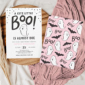 Een kleine Boo Halloween Baby shower uitnodiging