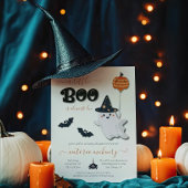 Een kleine Boo Halloween Baby shower uitnodiging