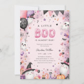 Een kleine Boo Halloween Baby shower uitnodiging