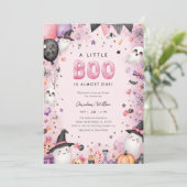 Een kleine Boo Halloween Baby shower uitnodiging
