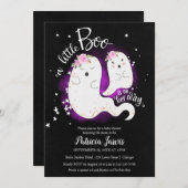 Een kleine Boo Halloween Baby shower uitnodiging (Voorkant / Achterkant)