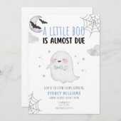 EEN KLEINE BOO IS HET EIND VAN DE ZWANGERSCHAP BAB KAART (Voorkant / Achterkant)