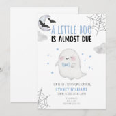 EEN KLEINE BOO KOMT ER BINNENKORT BABY SHOWER UITN KAART (Voorkant / Achterkant)