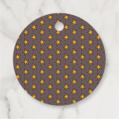 Een kleine Boo pompoen & vleermuis Halloween Baby Bedankjes Labels (Achterkant)