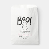 Een kleine Boo roze Baby shower pleistertas