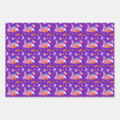 Een kleine boo spook, uil Halloween Baby shower Inpakpapier Vel (Voorkant 2)