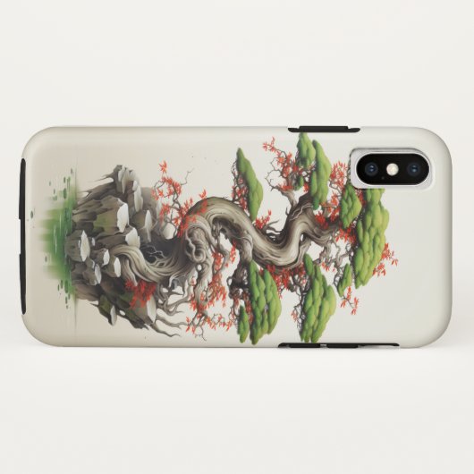 Een kleine boom bonsai art Case-Mate iPhone case (Achterkant (horizontaal))