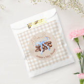 Een kleine boon is aan het brouwen bedankzakje (Gezegeld)