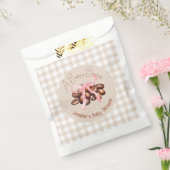 Een kleine boon is aan het brouwen bedankzakje (Gezegeld)