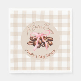 Een kleine boon is aan het brouwen servet