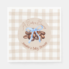 Een kleine boon is aan het brouwen servet