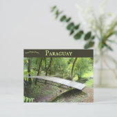 Een kleine brug in Hohenau, Paraguay Briefkaart (Staand voorkant)