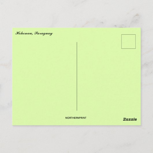 Een kleine brug in Hohenau, Paraguay Briefkaart (Achterkant)