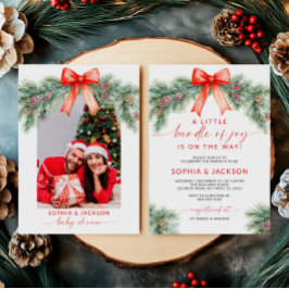 Een kleine bundel van Joy Baby shower Invitation Kaart