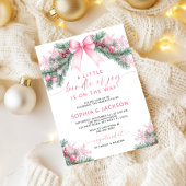 Een kleine bundel van Joy Baby shower Invitation Kaart